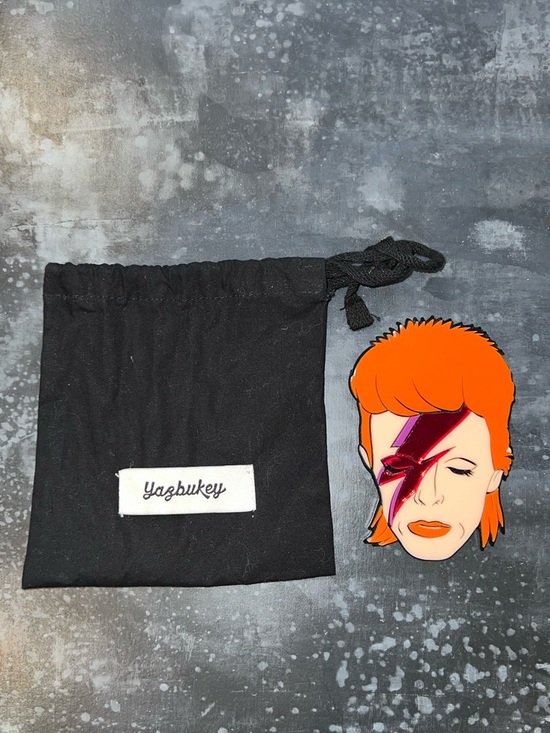 Yazbukey Jewelry - Yazbukey David Bowie "Ziggy Stardust" Brooch.